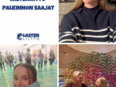 vantaan Lastenliiton palkinnonsaajat kuvakollaasissa